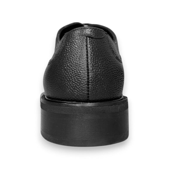 BOSS Larry Leather Derby Shoes Black Calfskin US 12 MSRP $270 - Picture 3 of 4